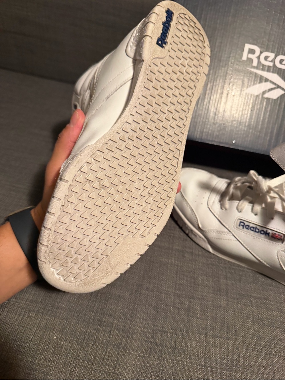 Size 9.5 - Reebok Ex-O-Fit High White - Picture 6 of 8